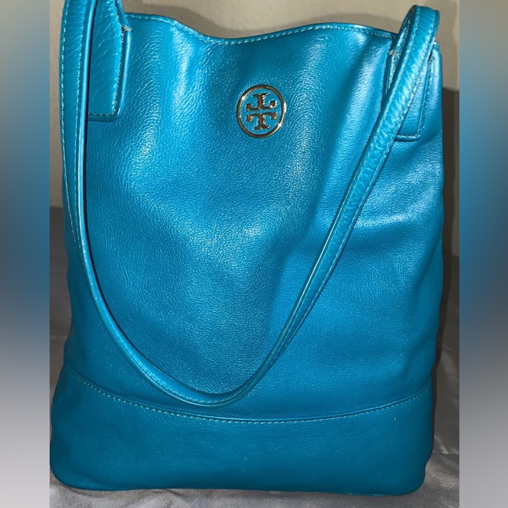 Turquoise Tory Burch Hobo bag